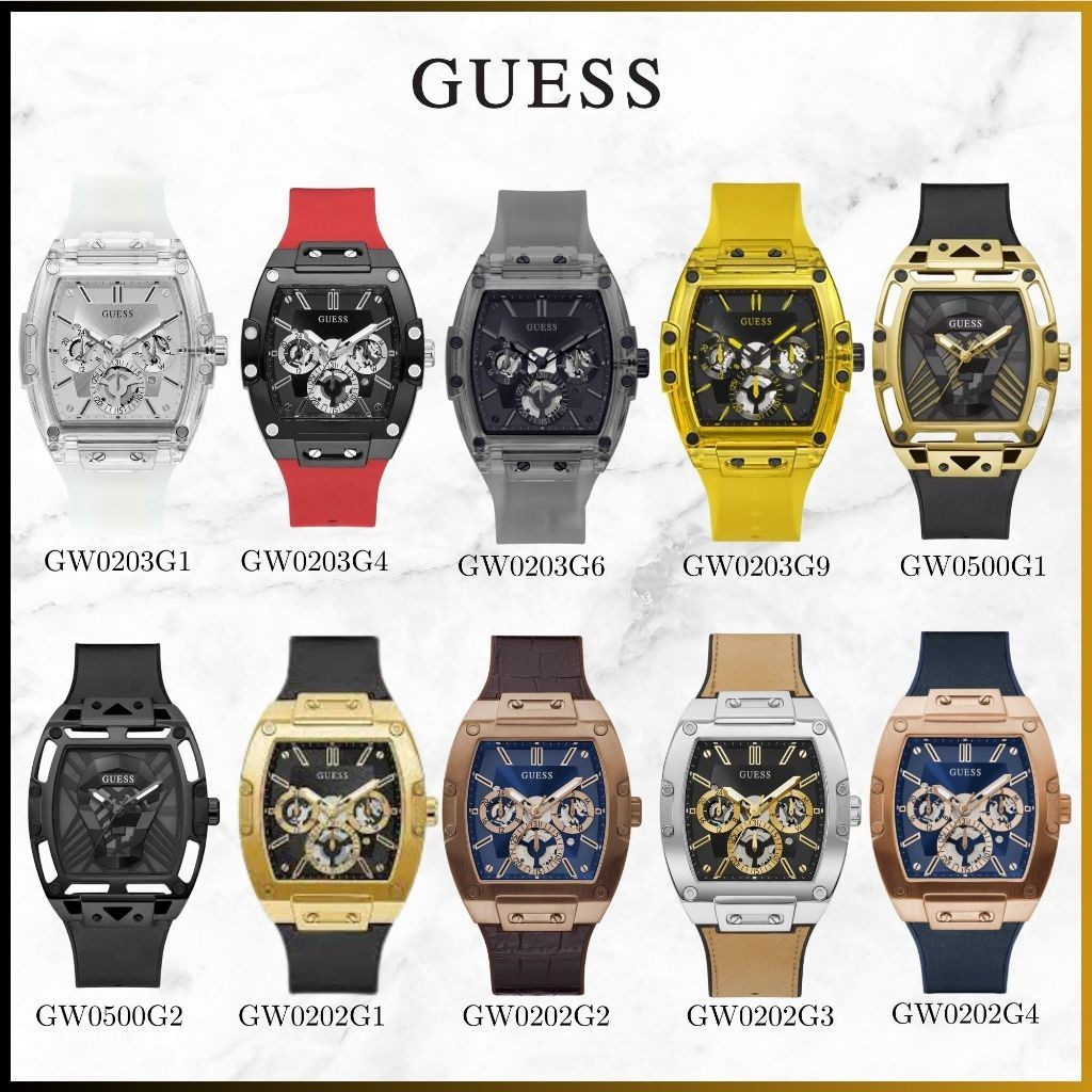 ♞OUTLET WATCH นาฬิกา Guess พร้อมส่ง  นาฬิกาข้อมือผู้หญิง นาฬิกาผู้ชาย แบรนด์เนม  Brandname Guess Wa