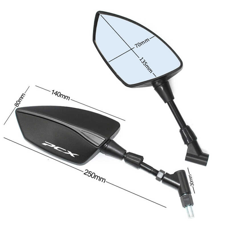 Motorcycle Rear Mirrors Rear View Rearviews For Honda PCX 160 150 125 2012-2023 Views views        s