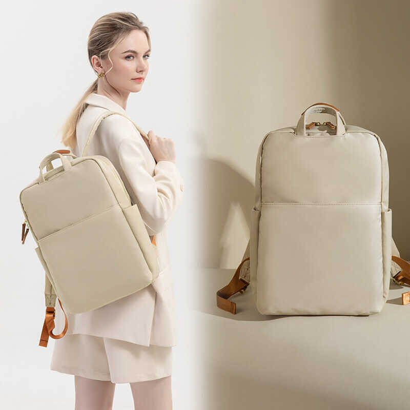 Bag MINGKE Laptop 15.6 inch Backpack Schoolbag for Women Slim CHIC NO Waterproof Shockproof Busines