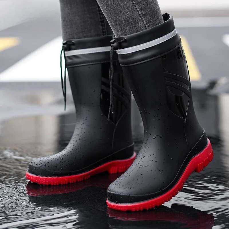 รองเท้าบูทกันฝนผู้ชาย ยางกันลื่น thumbnail 5