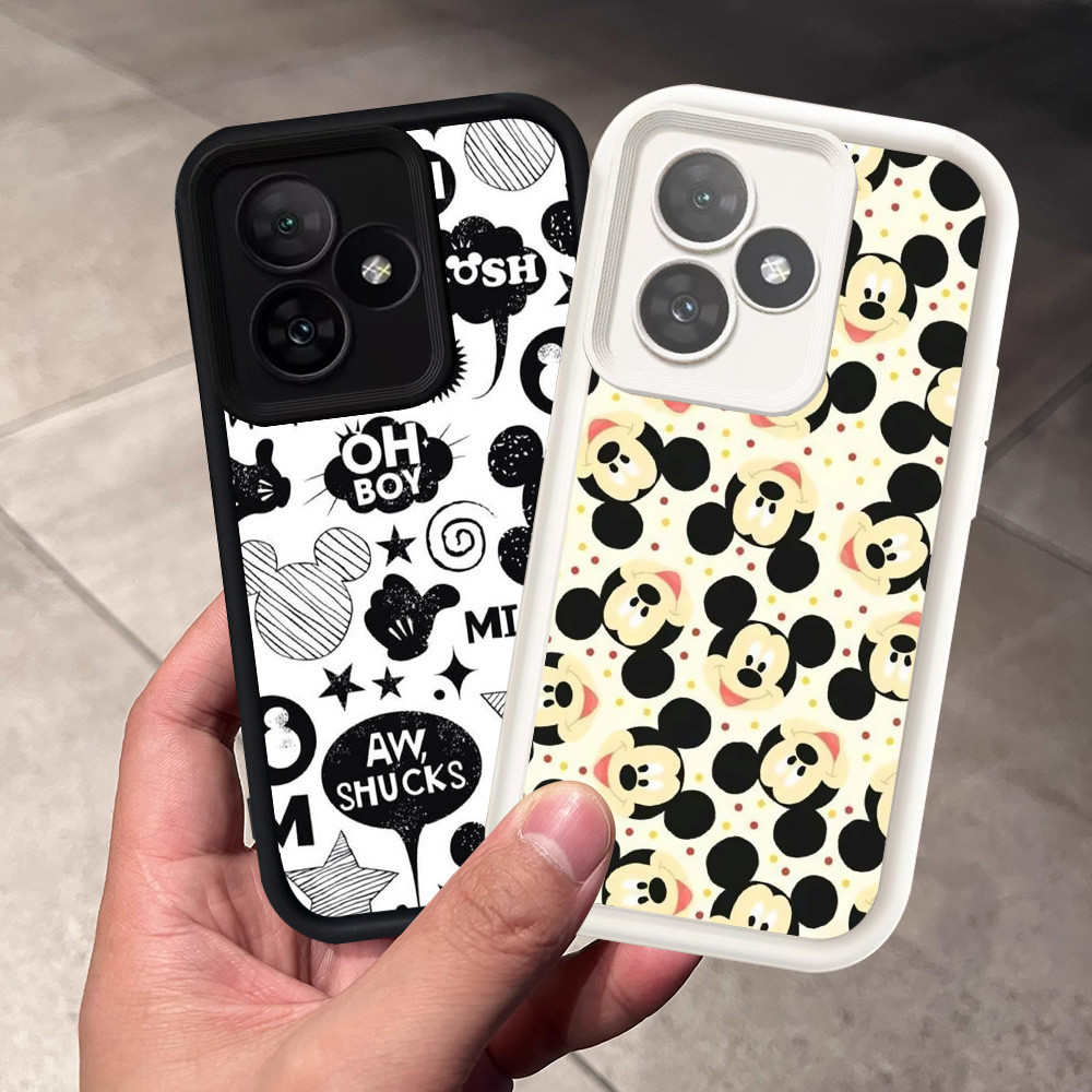 เคสสําหรับ Xiaomi POCO X5 F6 F5 Redmi 13 13X Turbo 3 5G เคสซิลิโคน H-24 Mickey Mouse