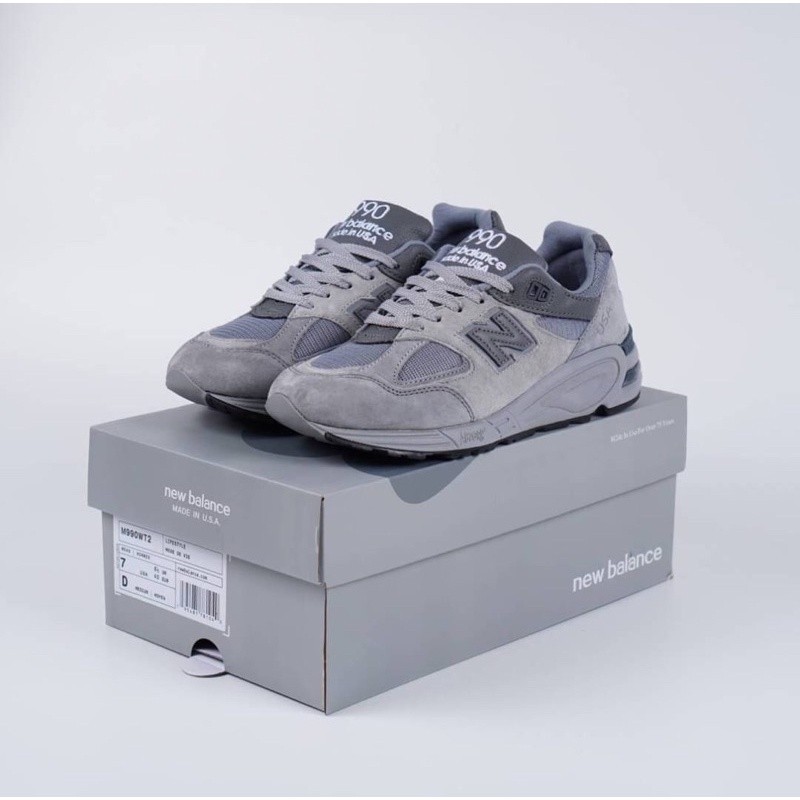 Sepatu Sneakers New Balance 990v2 X WTAPS Grey