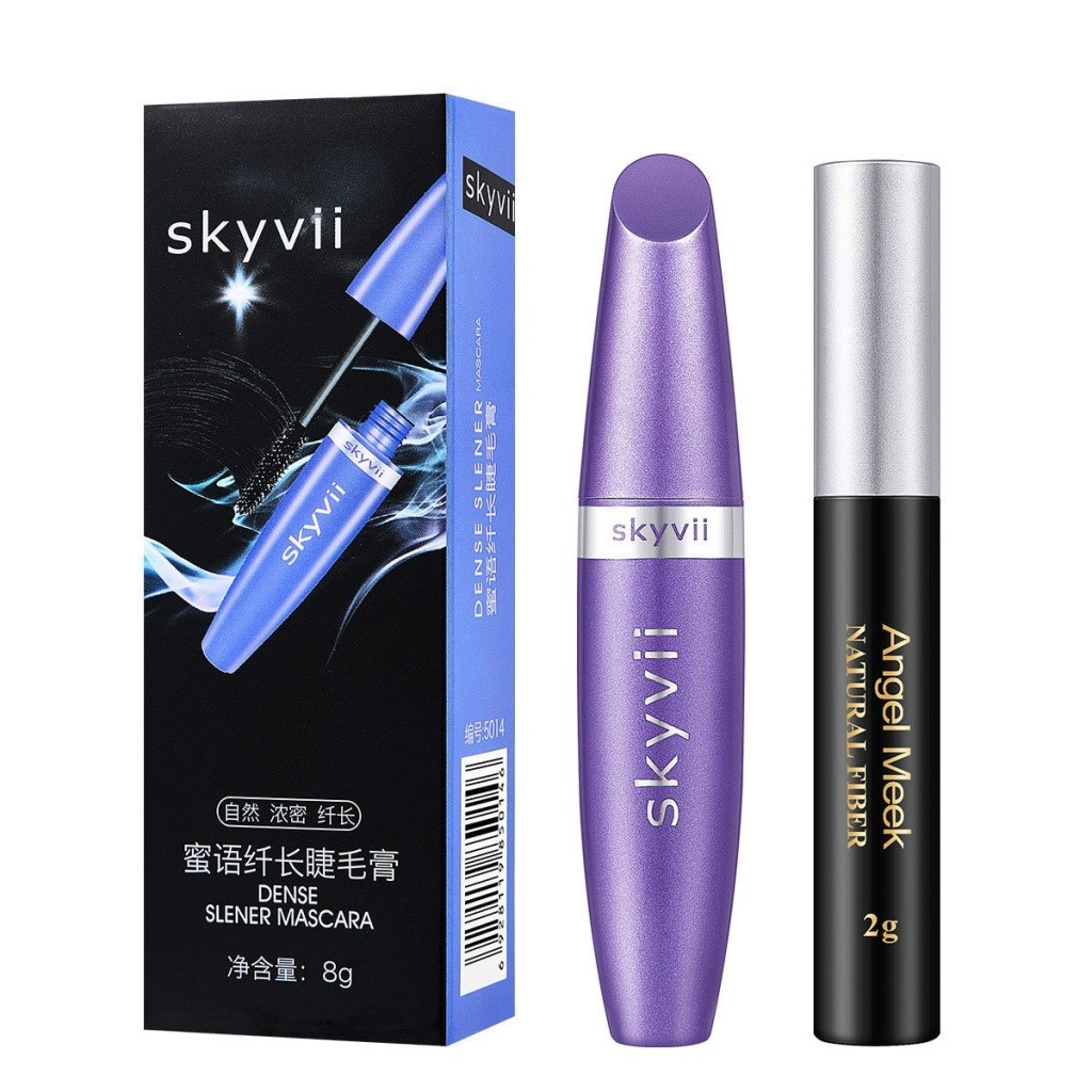 พร้อมส่ง skyvii skyvii 5014 มาสคาร่าปัดไขมัน สีฟ้า ไม่เลอะง่าย 4/01hw