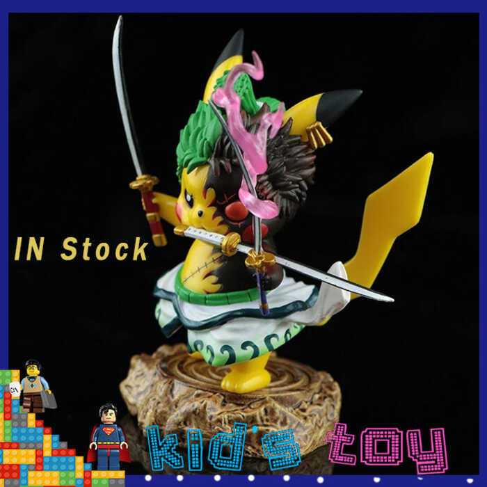 ของเล่นเด็ก1pcs 12Cm Zoro ชิ้นเดียว Pikachu คอสเพลย์ตุ๊กตาขยั