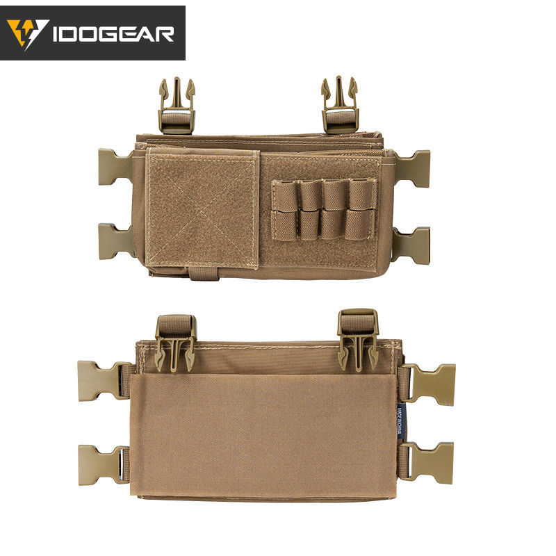Idogear กระเป๋าแผงด้านหน้ายุทธวิธีสําหรับ MK3/MK4 Modular Chest Rig 3317-A