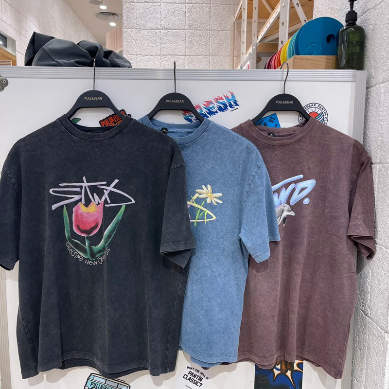 เสื้อยืด ลาย Stwd PULL&BEAR MAN Antem (บริการจัดส่ง)