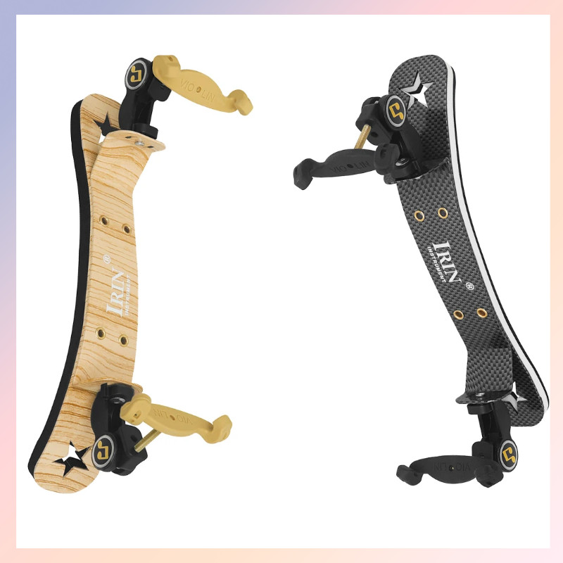♞IRIN Violin Shoulder Rest 3/4-4/4 Violin Aluminium Shoulder Rest Adjustable Height Plucked Musical