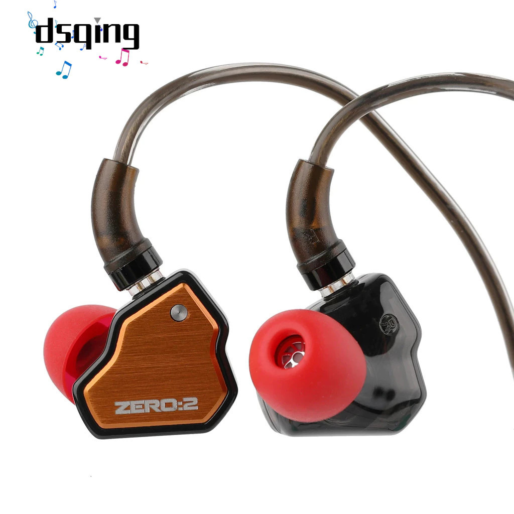 7hz x Crinacle Zero : 2 Updated 10 มม. ไดรเวอร์ไดนามิก IEM หูฟังเล่นเกม แบบใช้สาย พร้อมสาย OFC IEM