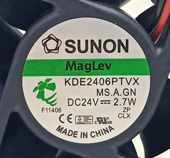 Jianzhun 6025 พัดลม 24V Magnetic Levitation เงียบ KDE2406PTVX ควบคุมอุตสาหกรรมอินเวอร์เตอร์แชสซีพัดลม 6 ซม.