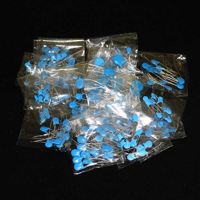 200ชิ้น/ล็อตเซรามิคcapacitor Assortmentชุด1kv 2Kv 3Kvแรงดันไฟฟ้าตัวเก็บประจุassortedความจุชุดมูลค่า2