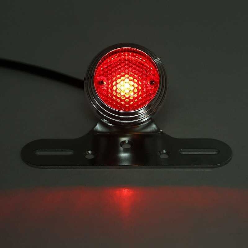 ❤ Motorcycle Red Tail Brake Stop Light Bulb For Chopper Bobber Sier