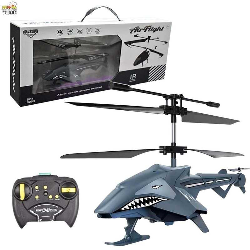 Tribe Kids RC Airplane Toy Helicopter Model Toy USB Charging Helicopter Toy With Light For Children