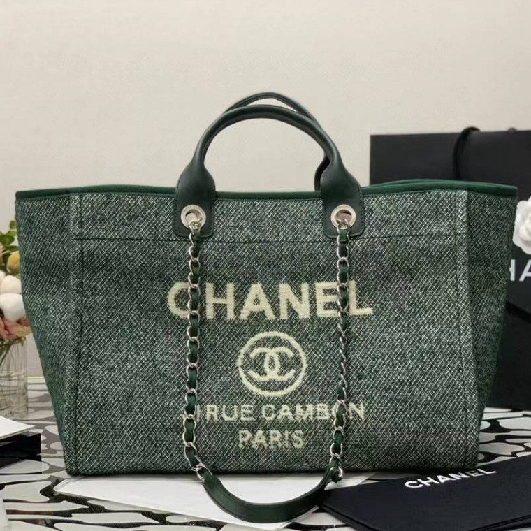 ♞,♘,♙ผ่อนได้Chanel Shopping Bag Size 38 cm งาน Original อุปกรณ์ : Full Box Set [ กระเป๋าสะพายข้าง ]