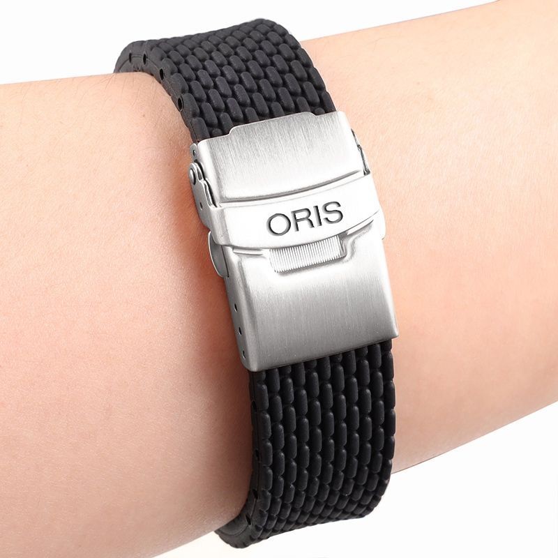 11/20Oris นาฬิกาข้อมือ สายยางซิลิโคนนิ่ม 20 มม. สําหรับ ORIS Aviation Diving Culture Series