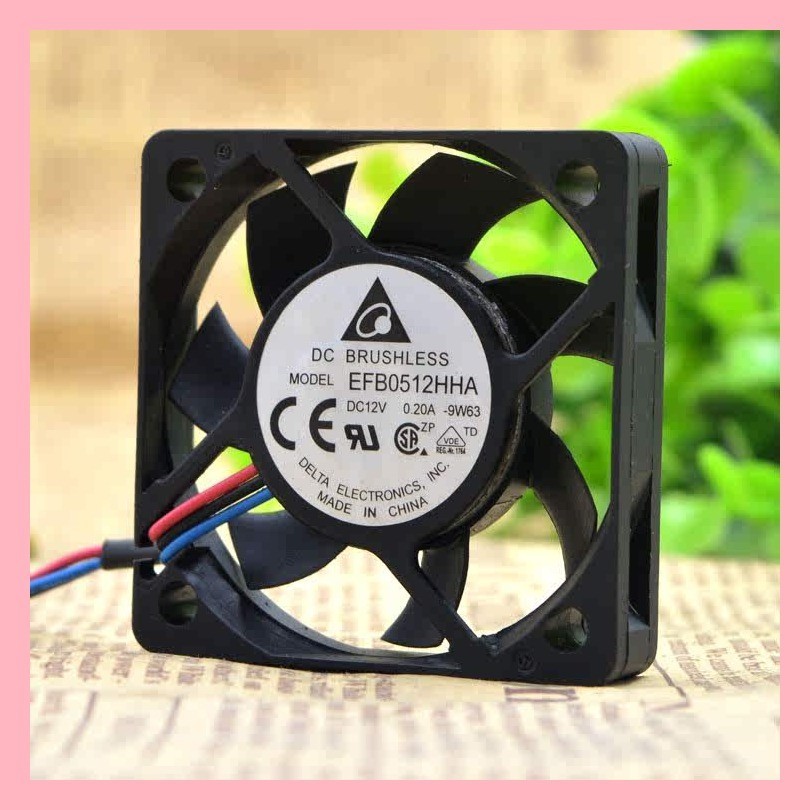 Original Delta EFB0512HHA 5010 5 ซม . 12V 0.2A พัดลมระบายความร ้ อนเซิร ์ ฟเวอร ์ บางเฉียบ