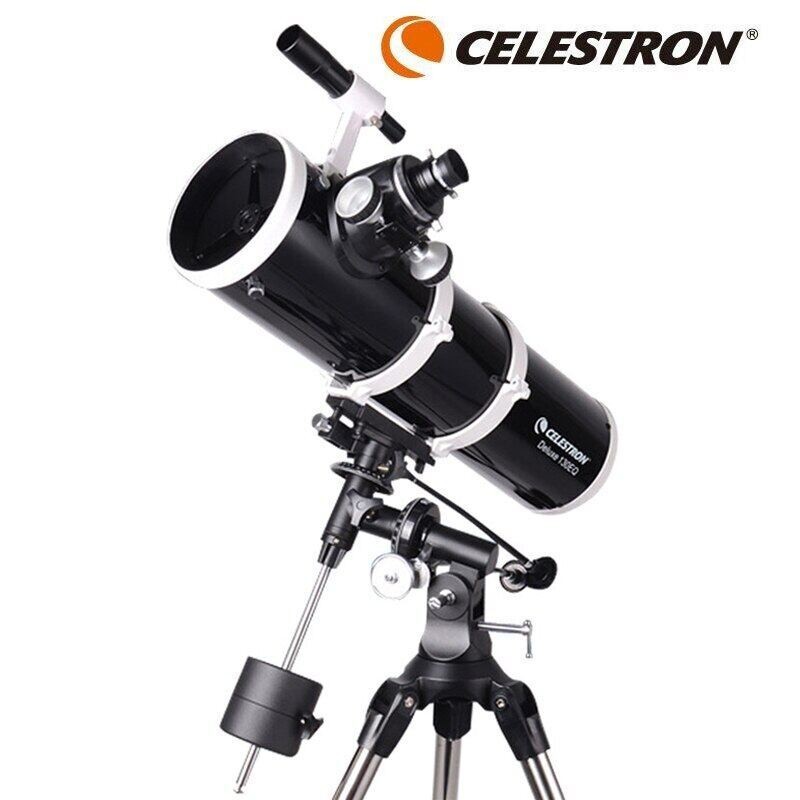 Celestron Professional Deluxe 130 EQ Newton Reflective Parabolic Astronomical Telescope EQ2 Equator 