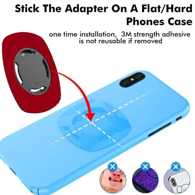 ❤ ❤ Motorcycle Bike Holder 360° Rotatable Bicycle Quad Lock Phone Stand Cycling Navigation Suppo