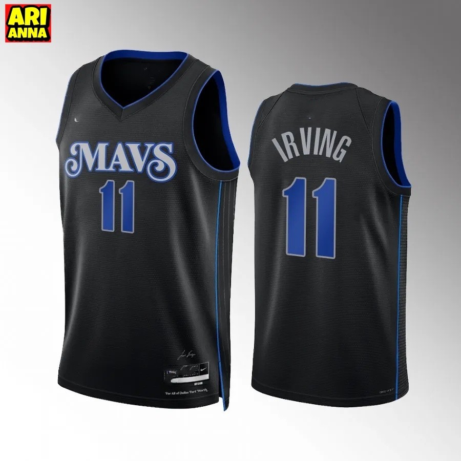 Dallas Mavericks 11 Kyrie Irving Jersey Association Edition White Swingman