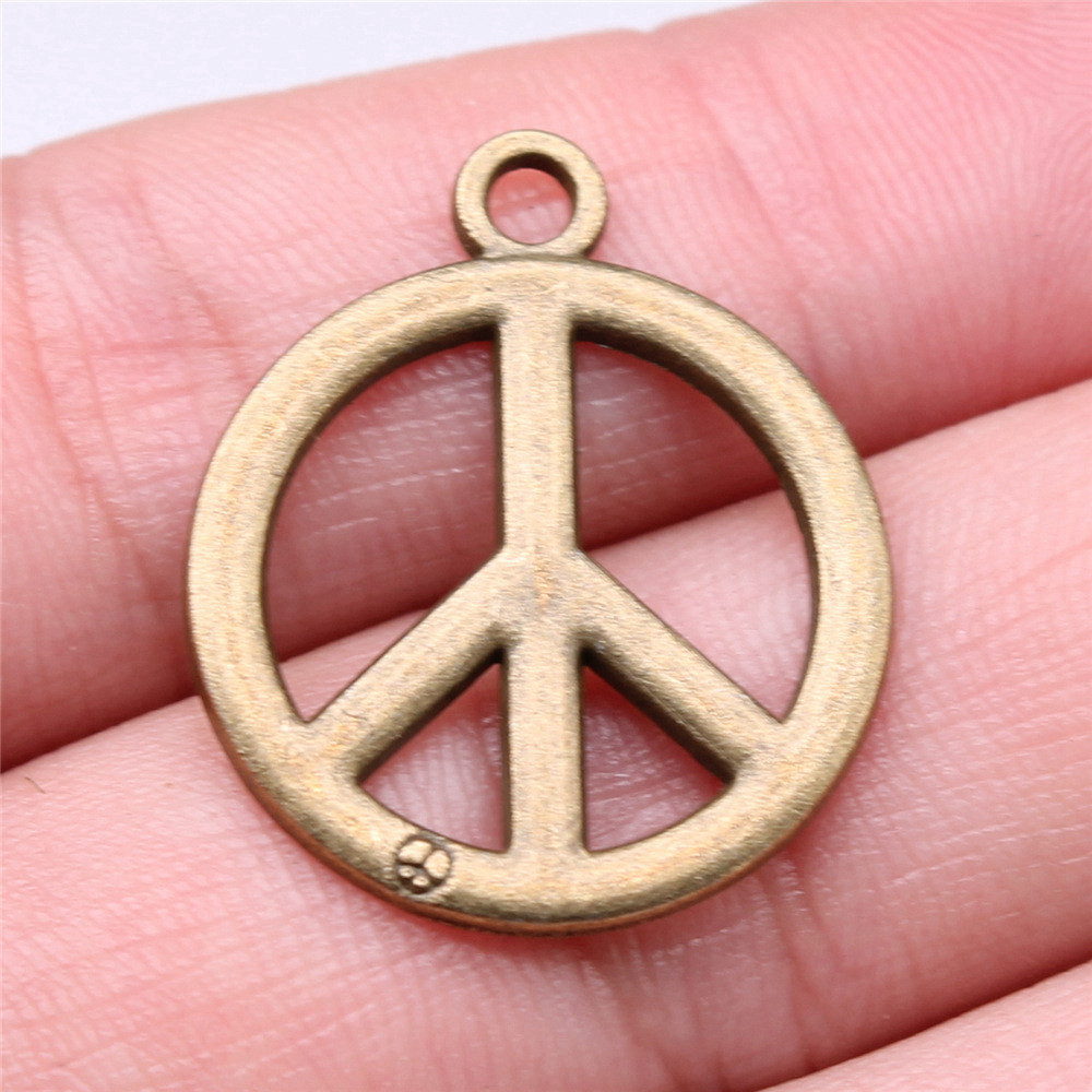 สันติภาพสัญลักษณ ์ Charms ผู ้ ชายอุปกรณ ์ เสริม Diy เครื ่ องประดับสําหรับคอลเลกชันผู ้ ชาย