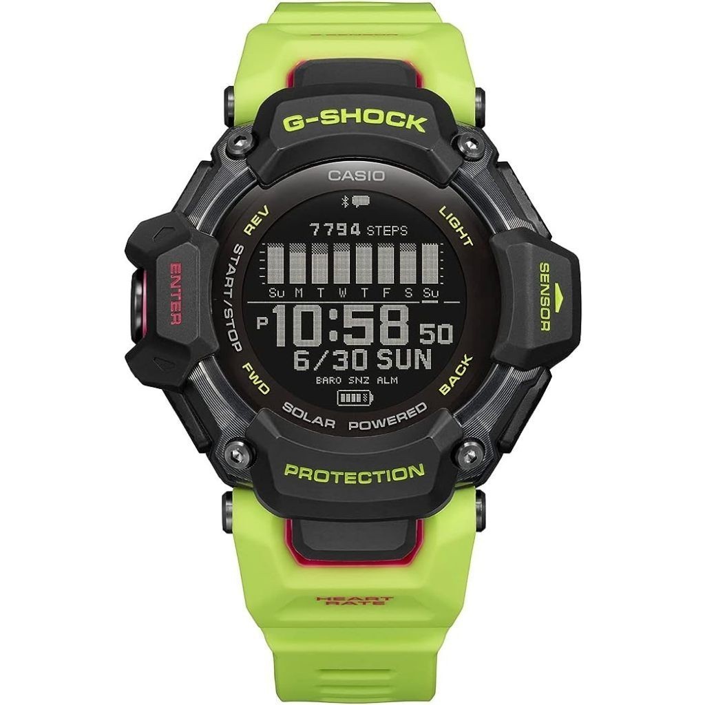 Jdm Watch Casio G-Shock นาฬิกาข้อมือ มัลติสปอร์ต 52.6 มม. Gbd-H2000-1Ajf Gbd-H2000-1A
