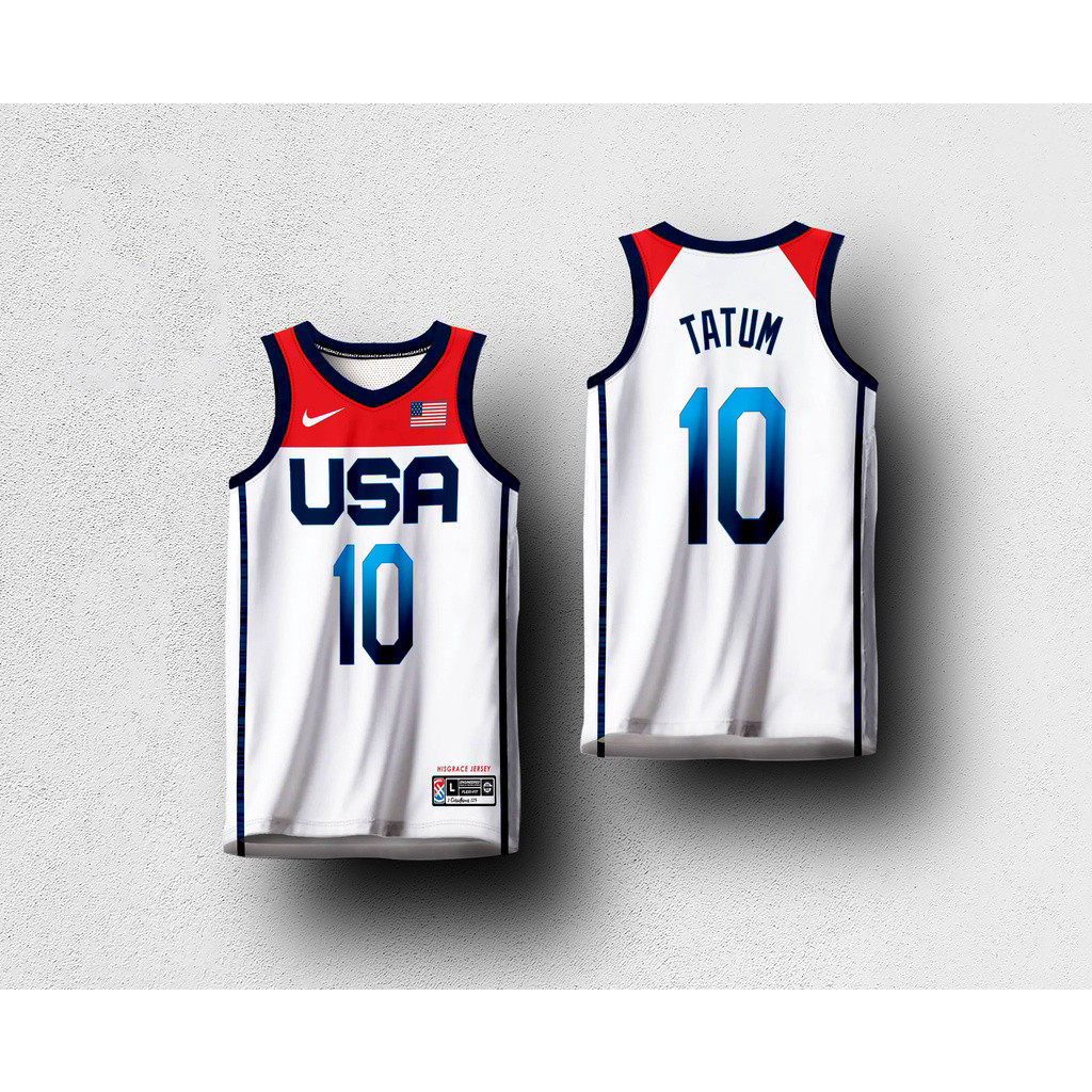 เสื้อแข่ง HG OLYMPIC WHITE USA