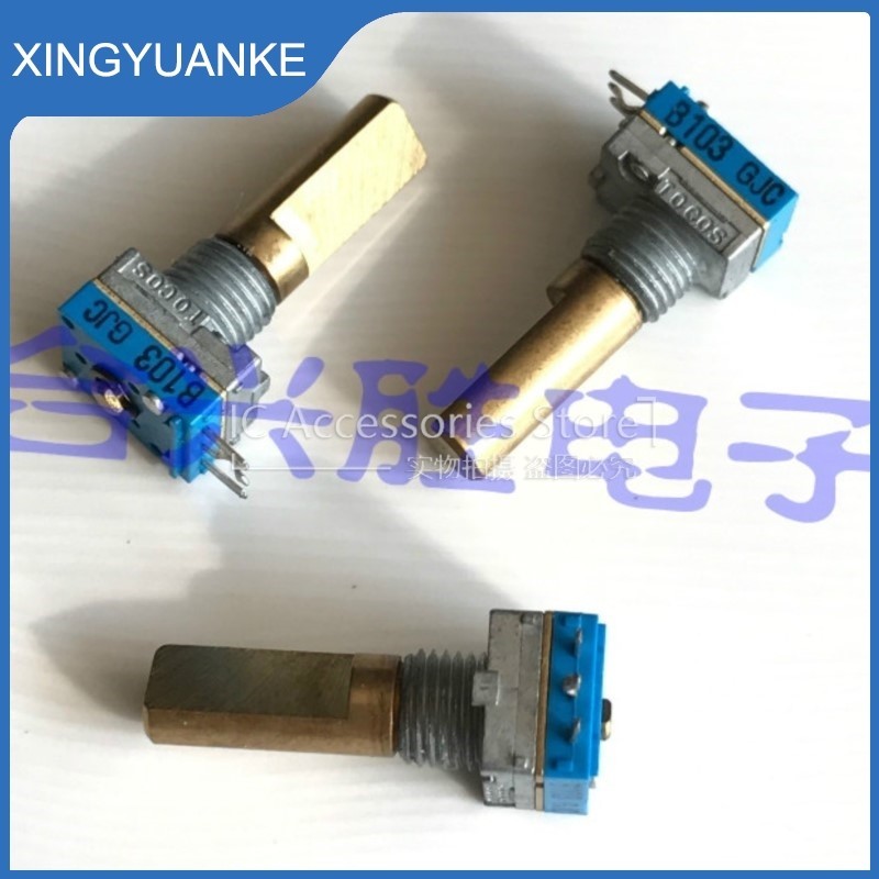 1 ชิ้น/ล็อต 90 องศา Precision Potentiometer TP96N93 เดี่ยว B10K B103 แสงรู้สึกเพลาความยาว 20 มม.High Life