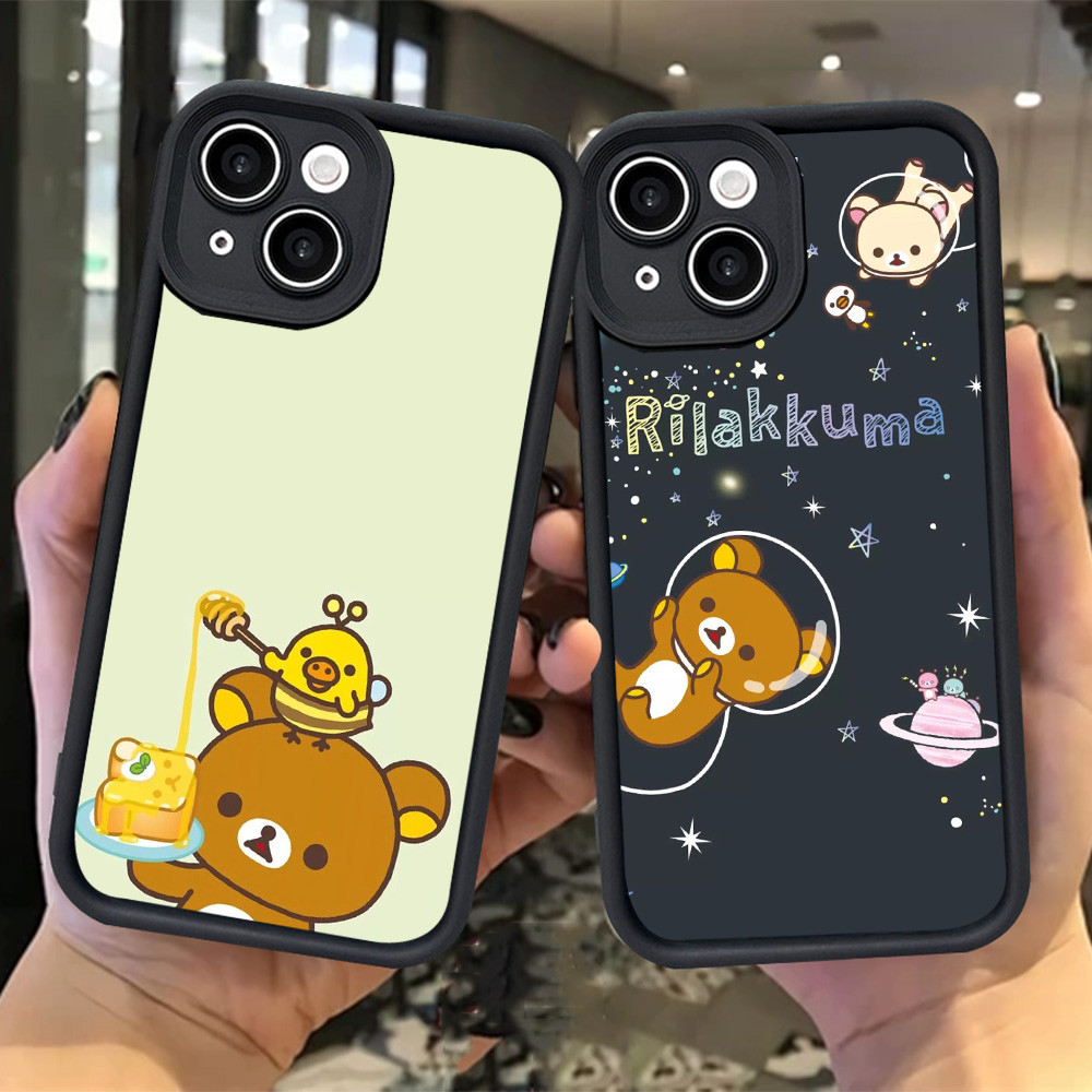 H-57 เคส Rilakkumaน่ารักสําหรับ iPhone 6S XR 11 6 7 XS X 8 Pro Max Plus