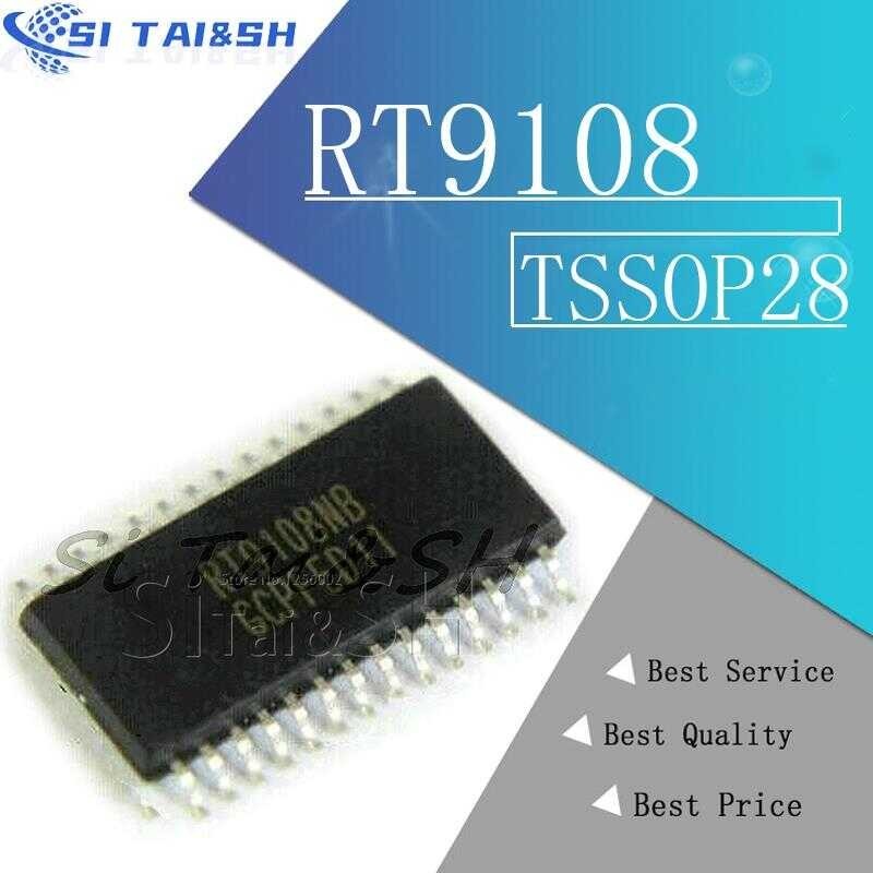 5Pcs Rt9108 Rt9108n Rt9108nb Rt9108nbgcp Tssop28 Lcdเครื่องขยายเสียงชิป