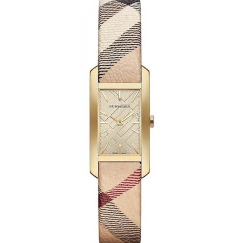 ♞Burberry BU9509 Pioneer Gold Dial Gold Ion-plated Women's Watch