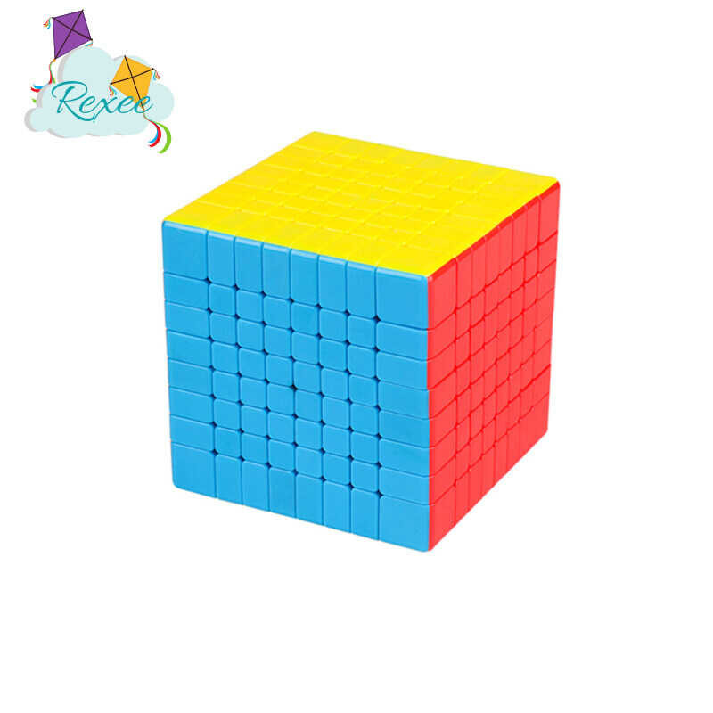 8X8 Magic Puzzle Cube Puzzle Speed Cube Adult Kids Educational Toy Gift Competition Game ลูกบิ