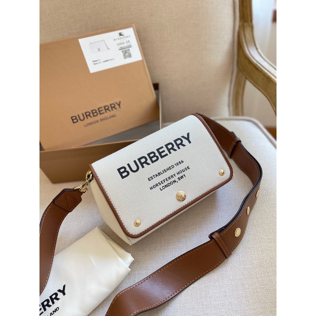 Burberry shoulder bag casual sports bag Hobo men's and women's messenger bag luxury fashion handbag