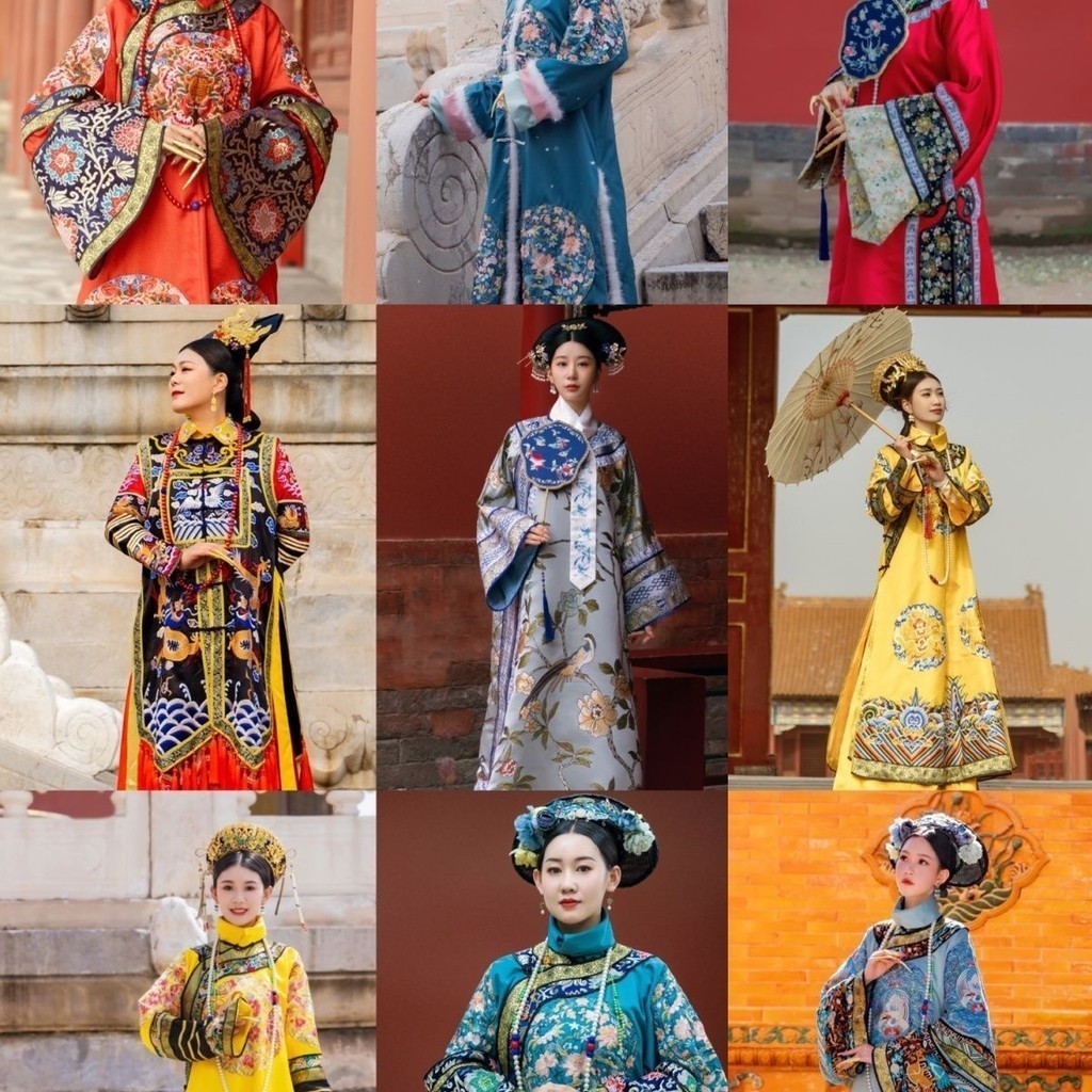 Qing Dynasty จักรพรรดิ Jifu เสื ้ อผ ้ า Empress Palace พิพิธภัณฑ ์ G Qing Dynasty จักรพรรดิ Jifu เ