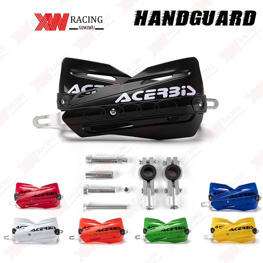 XW RACING การ์ดแฮนด์ Acerbis รถจักรยานยนต์ ทั่วไป ตัวป้องกัน ใช้ได้ทั้งแฮนด์ผอม (22มิล) และอ้วน (28ม