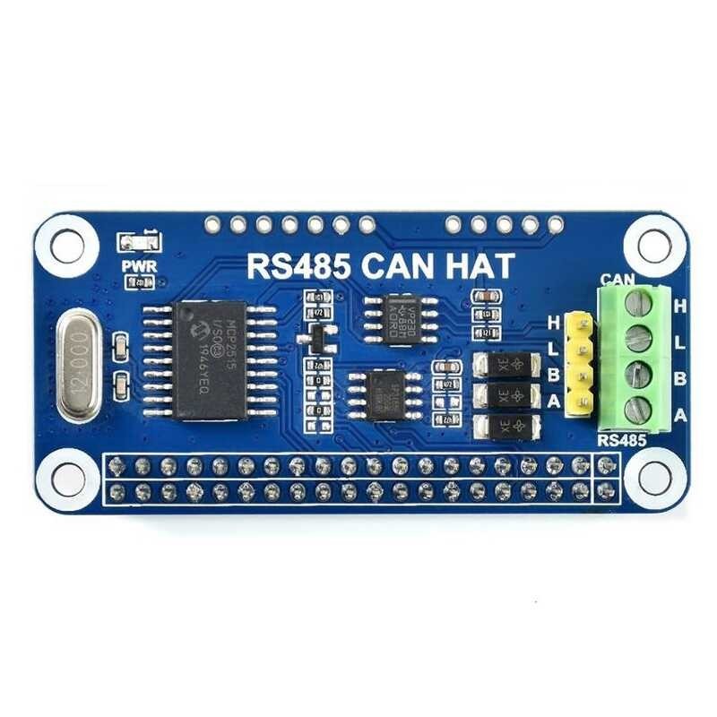 ❤ Waveshare Rs485 CAN HAT For Allows Stable Long-Distance Communication Supports Raspberry Pi Ser