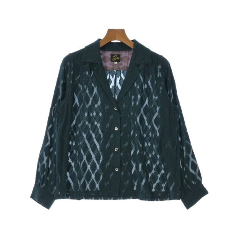 Need Needles n M LES Shirt ลายโดยรวม สีเขียว ส ่ งตรงจากญี ่ ปุ ่ น มือสอง
