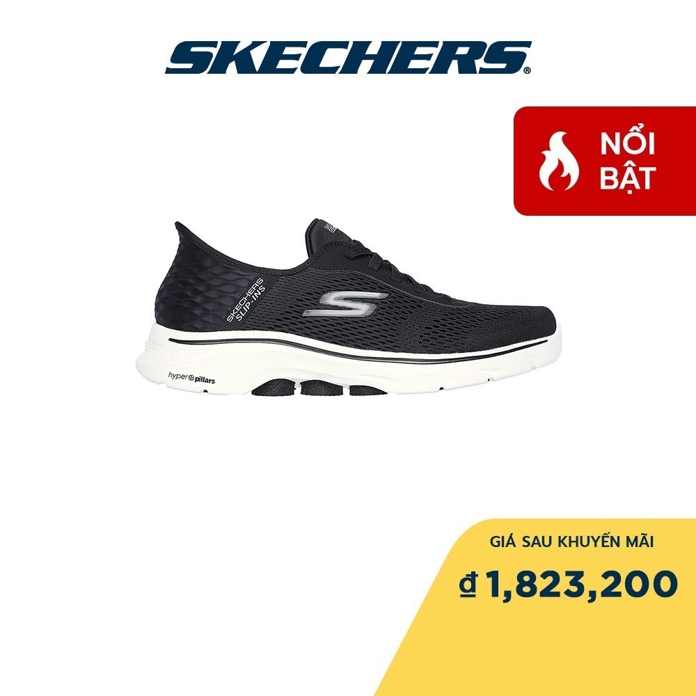 Skechers GOwalk 7 Free Hand 2 Air-Cooled Memory Foam 0 Slip-Ons Shoes For Men 216648- Bkw