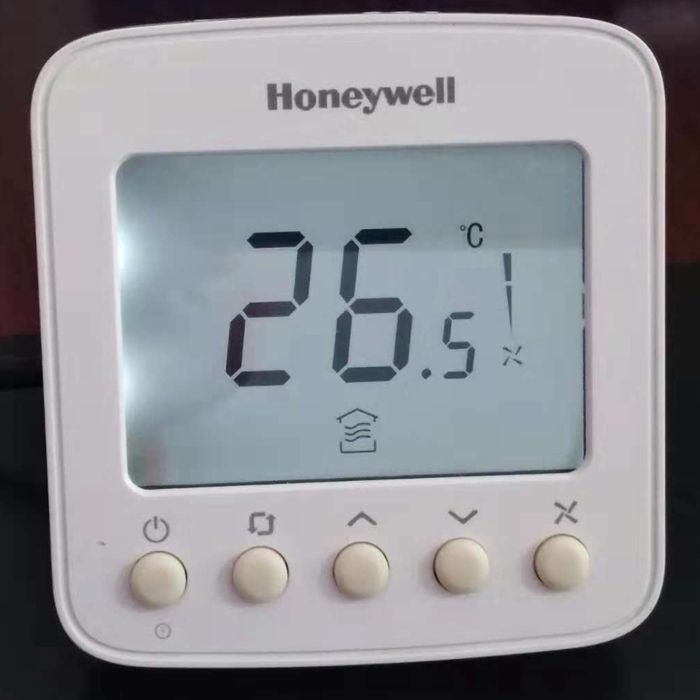 Honeywell LCD Thermostat TF228WN แผงเครื่องปรับอากาศกลาง พัดลม สวิตช์ควบคุมท่อดิสก์