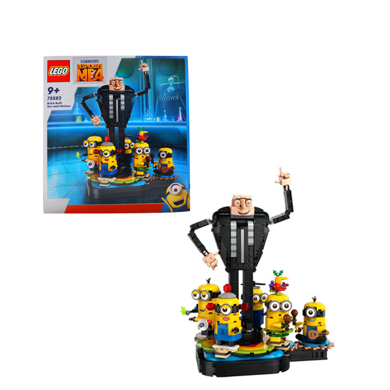 LEGO 75582 Despicable Me Gru und die Minions aus LEGO Steinen