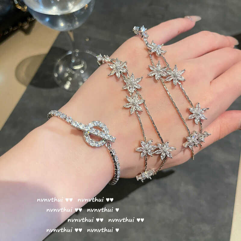 Gemstone Gold Drop Plated Flower CZ Radiant Cut Earrings Bracelet