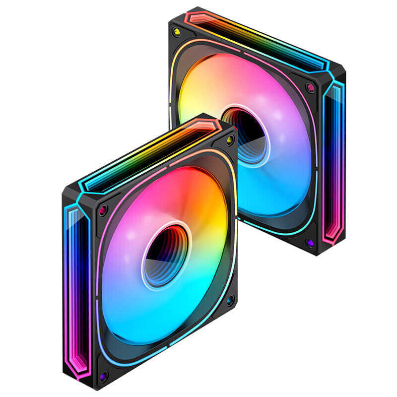 120mm Jonsbo FR-505B CPU Cooling 5V 3PIN ARGB Forward/Reverse PC Case Fan PWM FR-505 Air Cooler Fan