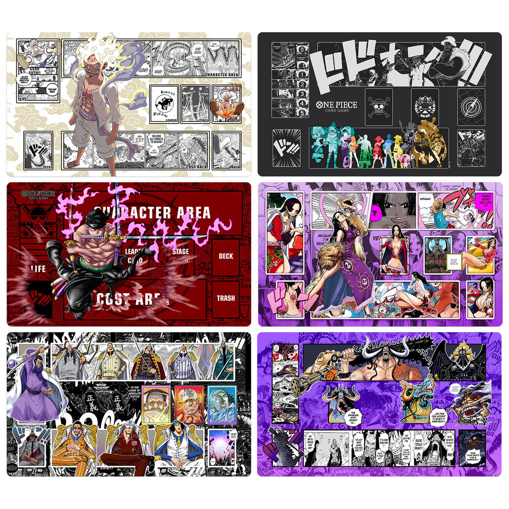 Diy OPCG One Piece Dedicated Battle Game การ์ด Mat Nika Luffy Ace Zoro Han Kaidou เกมของเล่นอะนิเมะตาราง