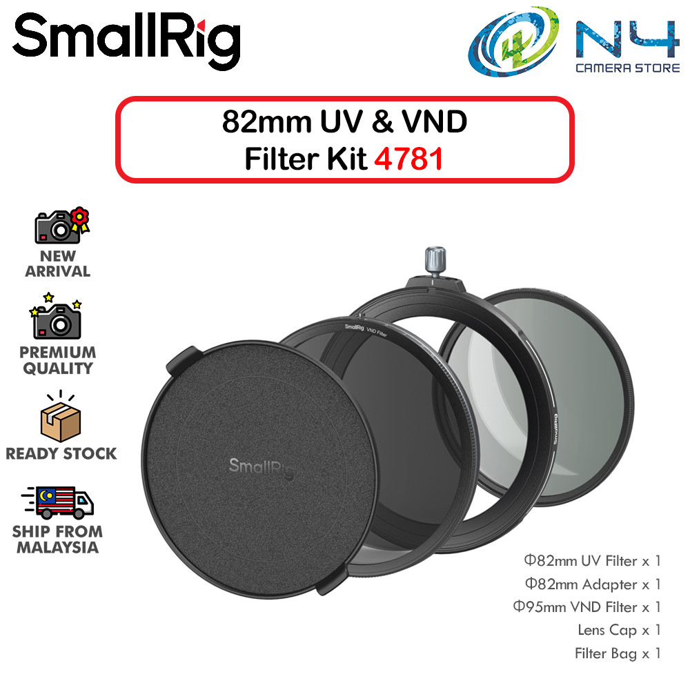 SMALLRIG 82mm UV & VND Filter Kit 4781