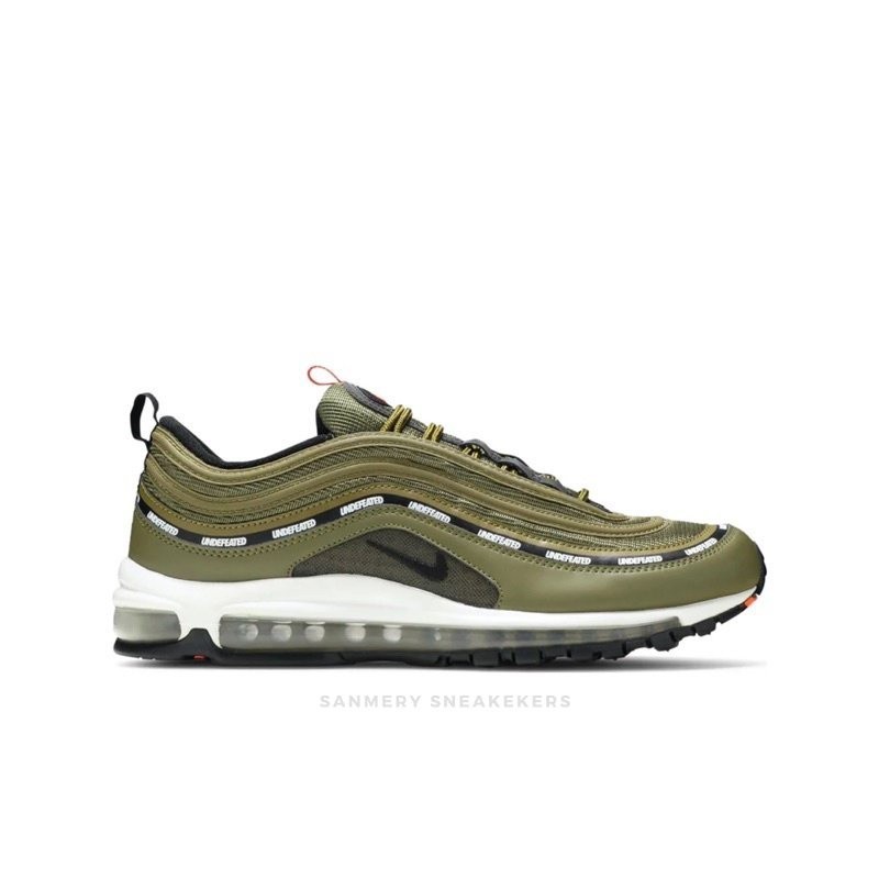 Nike Air Max 97 OG x Undefeated  Olive ComplexCon Exclusive "SKU AJ1986 300" Unisex Original Authen