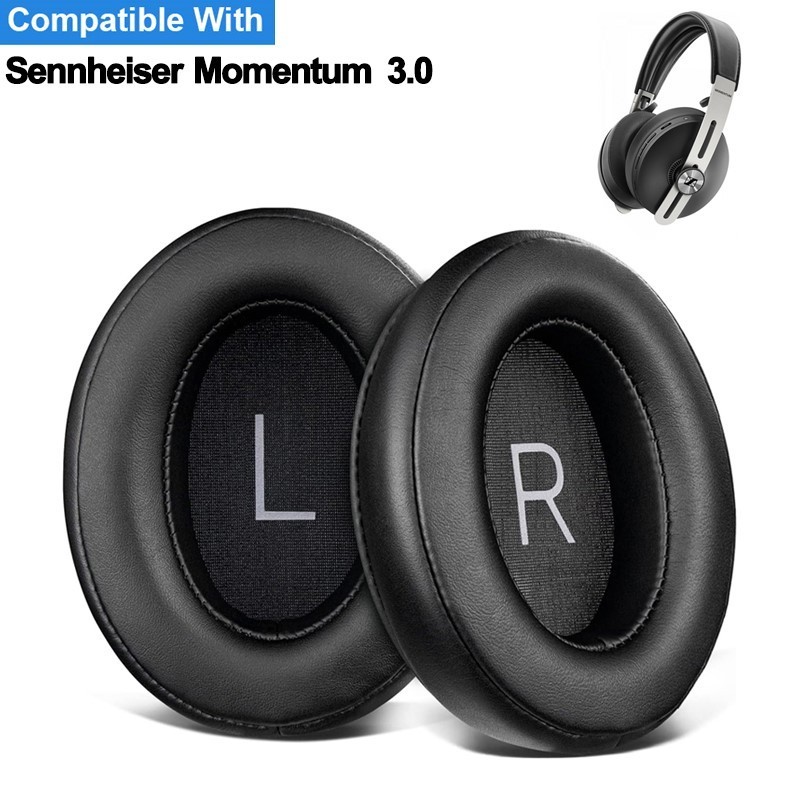 เปลี่ยนแผ่นรองหูฟังสําหรับ Sennheiser Momentum 3 หูฟัง EarPads เบาะฟองน้ําชุดหูฟัง Earmuffs