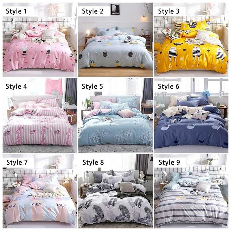 Dabra Abraca Super Soft Breathable Quilt Cover 1 Piece Single / Queen / King Size Duvet Cover Blan