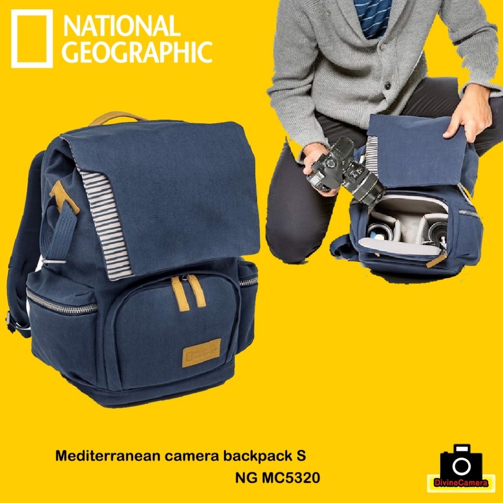 กระเป๋าเป้สะพายหลัง ลายกล้องเมดิเตอร์เรเนียน National Geographic S (MC5320 )