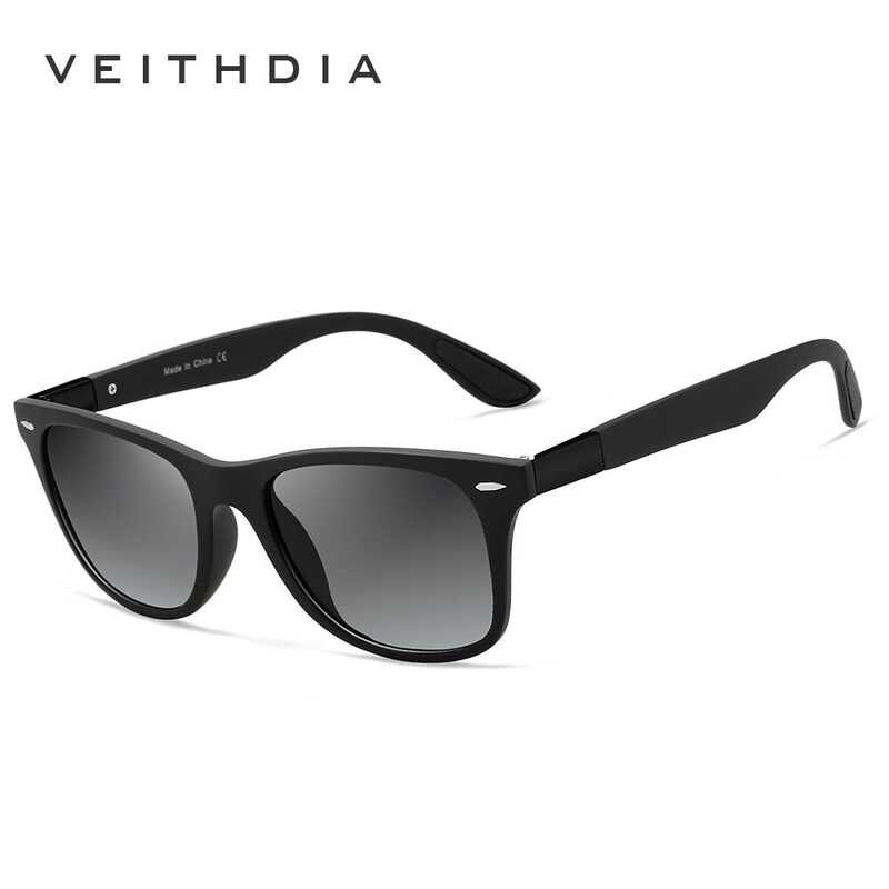 Brand Square VEITHDIA Photochromic Sunglasses Unisex Polarized Mirror Lens Vintage Day Night Dual Sun Glasses For Men