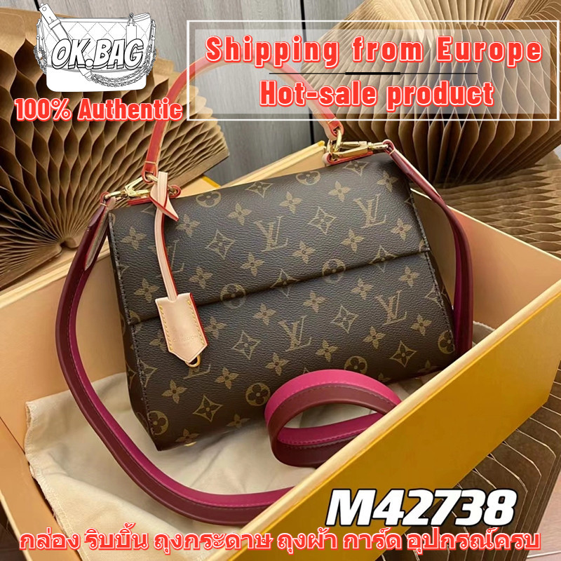 ♞หลุยส์วิตตอง Louis Vuitton CLUNY BB Shoulder bag กระเป๋า สุภาพสตรี/กระเป๋าสะพายไหล่