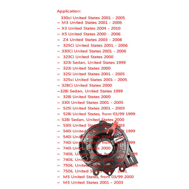 ❤ 【✨Hot】Replacement For E38 E39 E46 E53 Steering Wheel Clock Spring Spiral Cable 61318379091 A