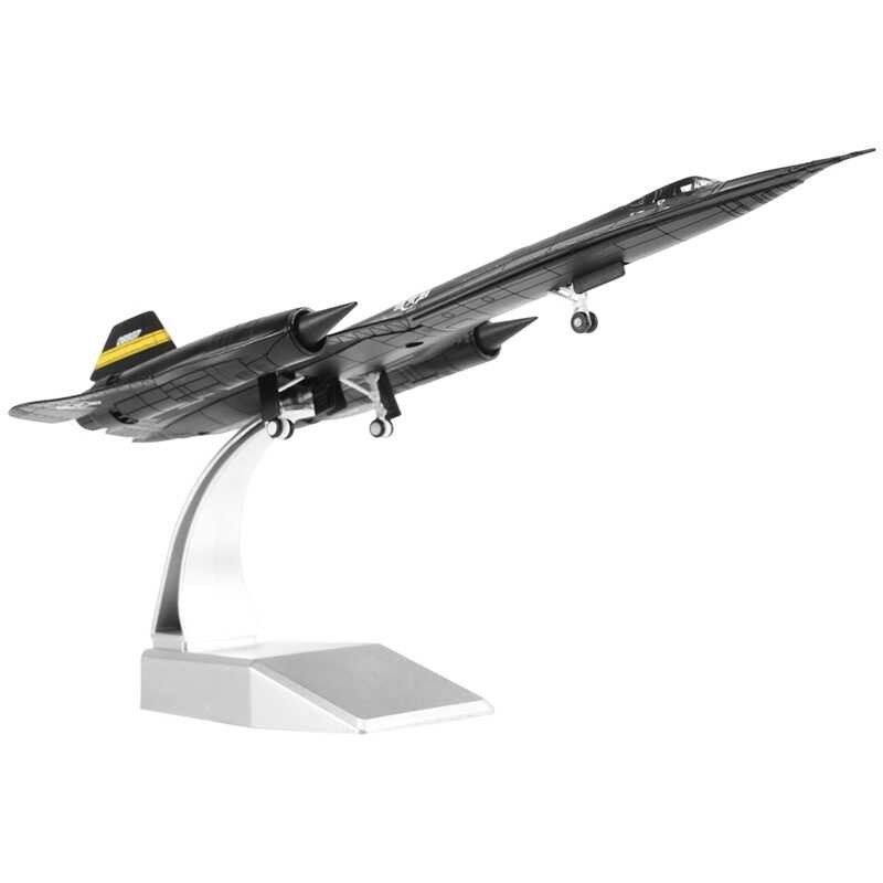 1/144 Diecast Sr-71A Blackbird Reconnaissance Plane Airplane Model For Kids Adult Home Office Decor